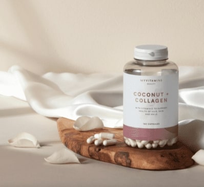MyVitamins Coconut & Collagen 180 Capsules for 3 months