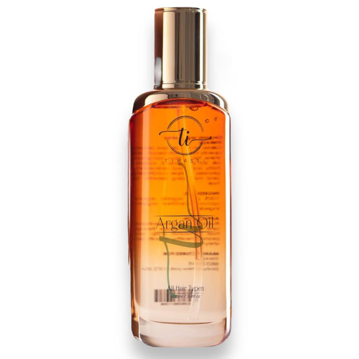 TIWASSI USA Argan oil for hair - 100% PURE Argan oil for strong and shiny hair - Extra penetrating renewing hair Oil Deep Moisturizing with vitamin E for healthy hair 100ml