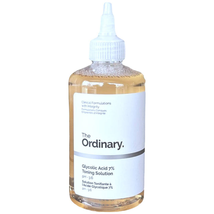 The Ordinary Glycolic Acid the Ordinary - 240 ml Glycolic Acid Toner 7% Toning Resurfacing Solution, Exfoliate and Rejuvenate skin, Solution for Blemishes and Acne