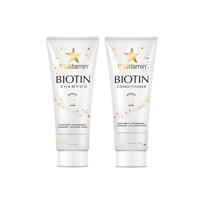 Hairtamin Shampoo + Conditioner with Hair Vitamin 3 Months Supply