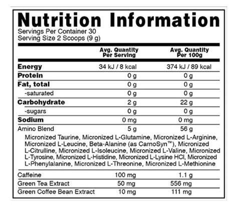 Optimum Nutrition - Amino Energy Strawberry Lime