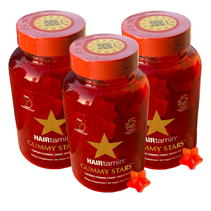 Hairtamin Gummy Stars - 3 Months Supply