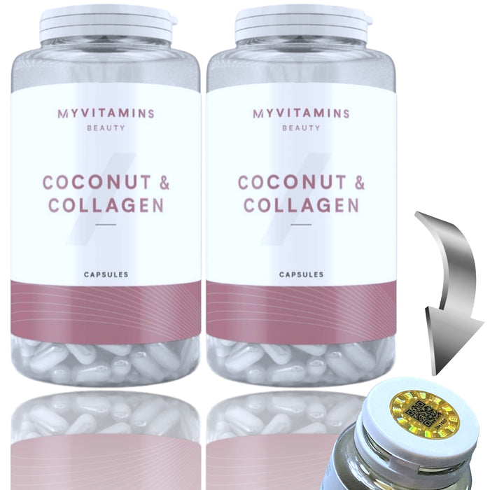 2 MyVitamins Coconut and Collagen 60 Capsules WITH ORIGINAL HOLOGRAM - 2 months