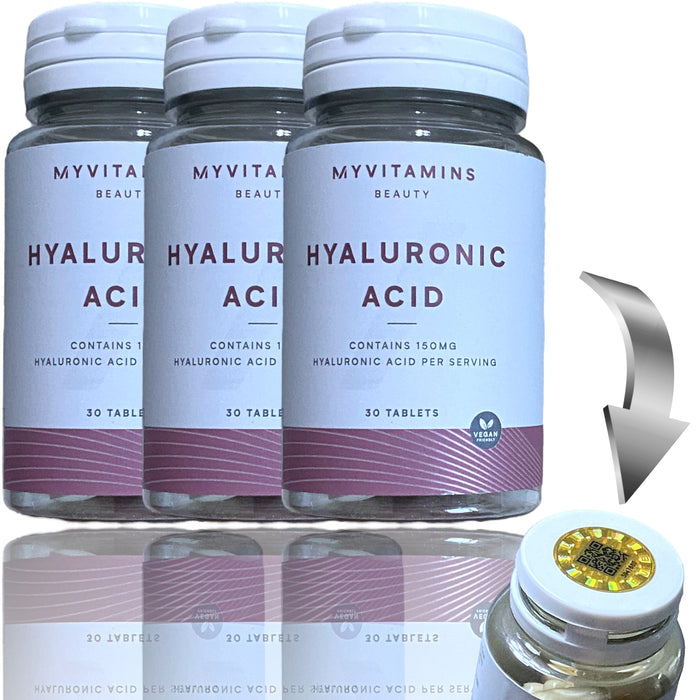 3 MyVitamins Hyaluronic Acid 30 Tablets - 3 Months