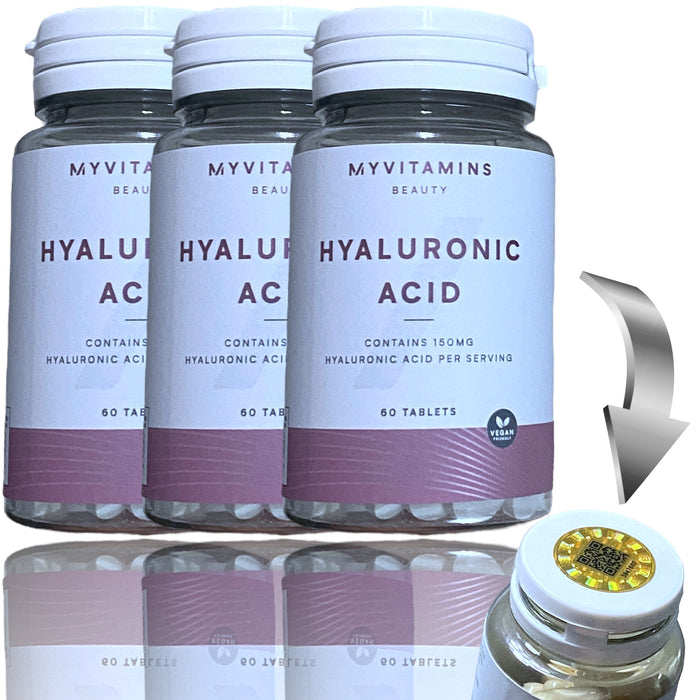 3 MyVitamins Hyaluronic Acid 60 Tablets - 6 Months