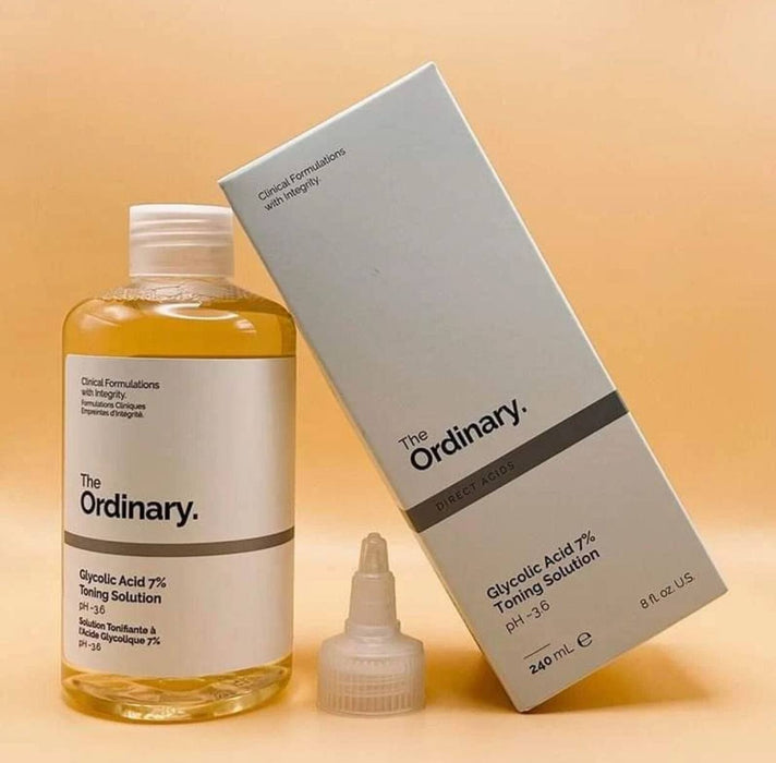 3 The Ordinary Glycolic Acid the Ordinary - WITH ORIGINAL HOLOGRAM - 240 ml Glycolic Acid Toner 7% Toning Resurfacing Solution, Exfoliate and Rejuvenate skin, Solution for Blemishes and Acne