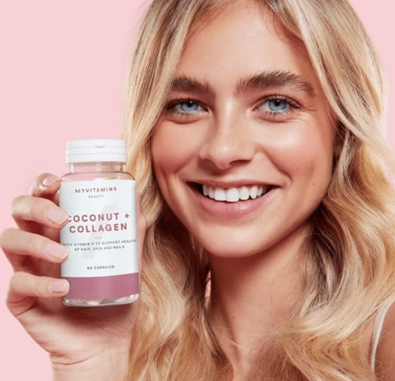 1 MyVitamins Coconut and Collagen 180 Capsules WITH ORIGINAL HOLOGRAM - 3 months